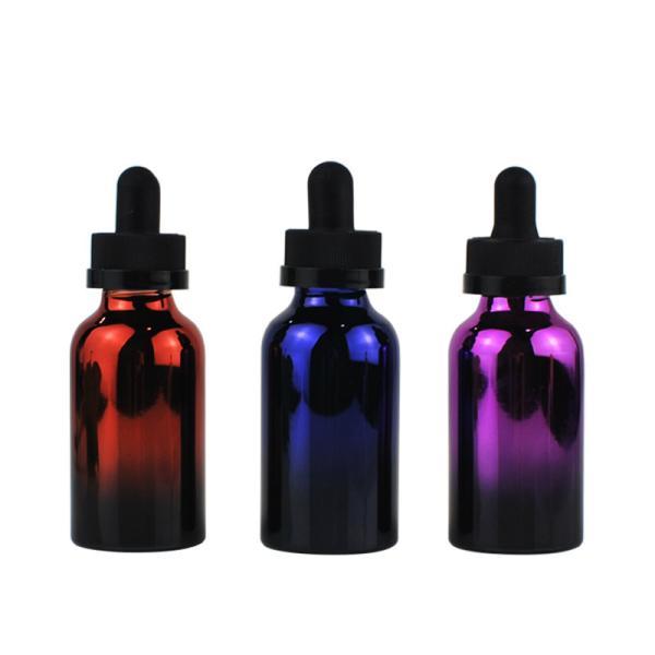 Garrafa de alumínio resistente química 1OZ do óleo essencial à garrafa líquida do conta-gotas 17OZ