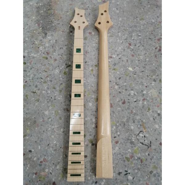 Custom Grand Paddle Guitar Headstock Unfinished Roasted Maple ST Guitar Neck Electric Acoustic Guitar Accept Kinds OEM