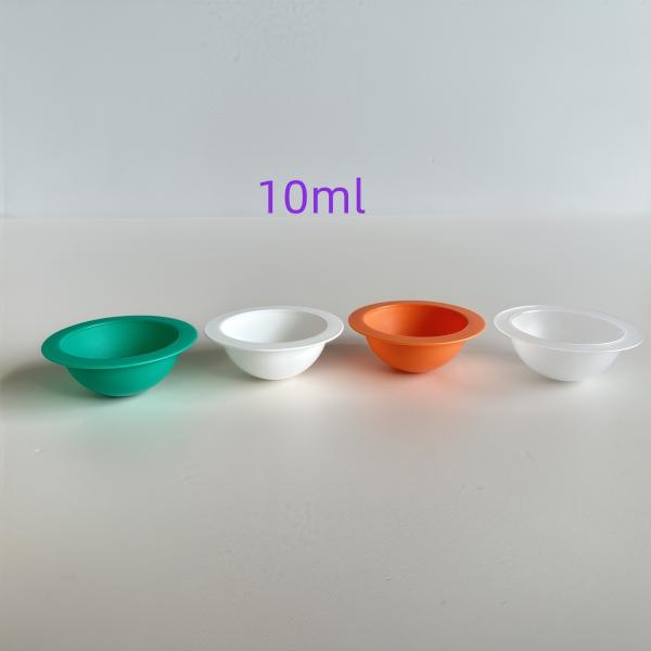 Vaso de gelatina hemisférico de PP de 10 ml para cosméticos personalizable