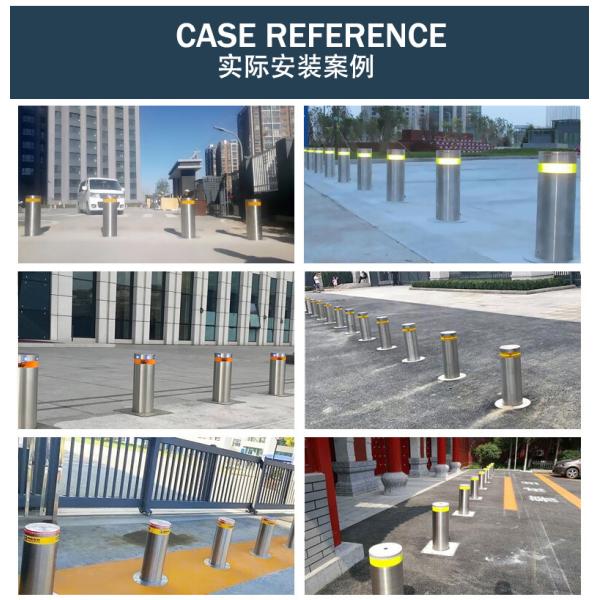 Bollar de alta seguridad con accionamiento hidráulico para entradas militares, gubernamentales y comerciales