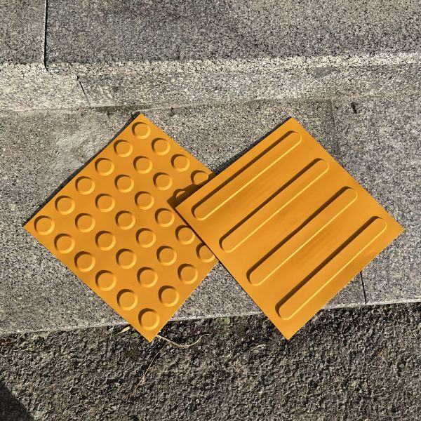 PVC Tactile Rubber Mat with Blind Guidance for High Visibility and Safety