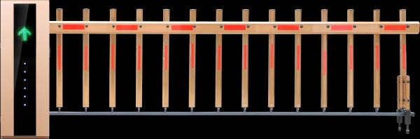 Steel / Aluminum Automatic Boom Barrier Gate Access Control For Enhanced Safety