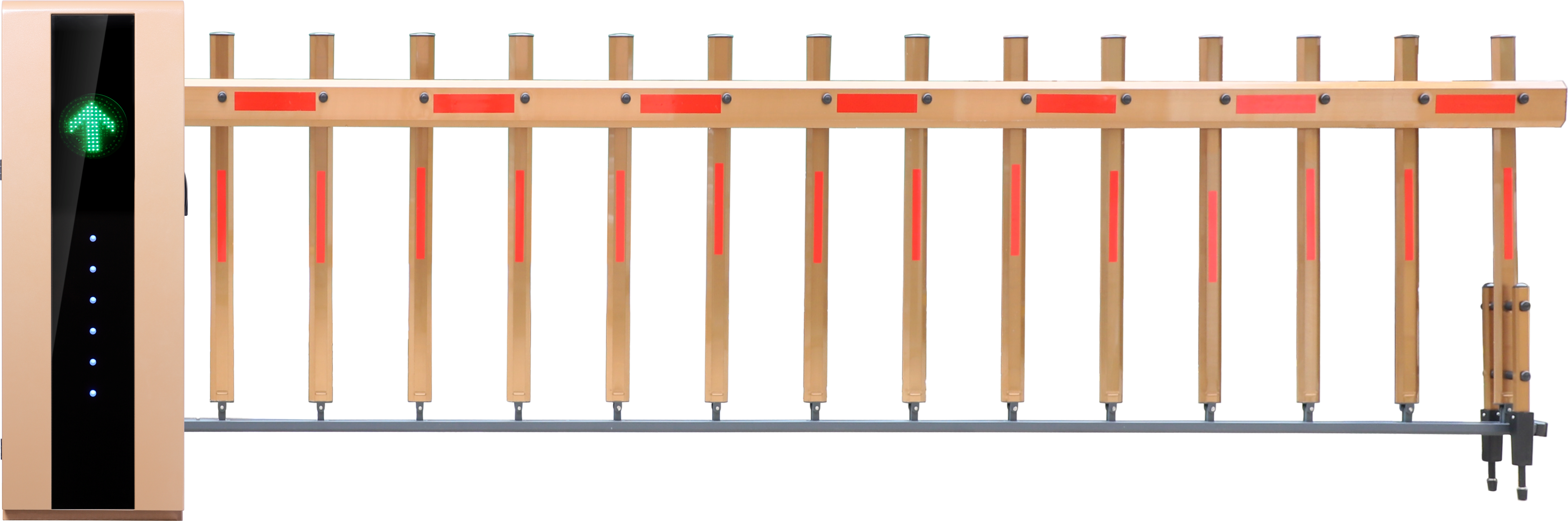IP44 Traffic Control Arm Gates , Barrier Boom Gate Remote Control License Plate Recognition