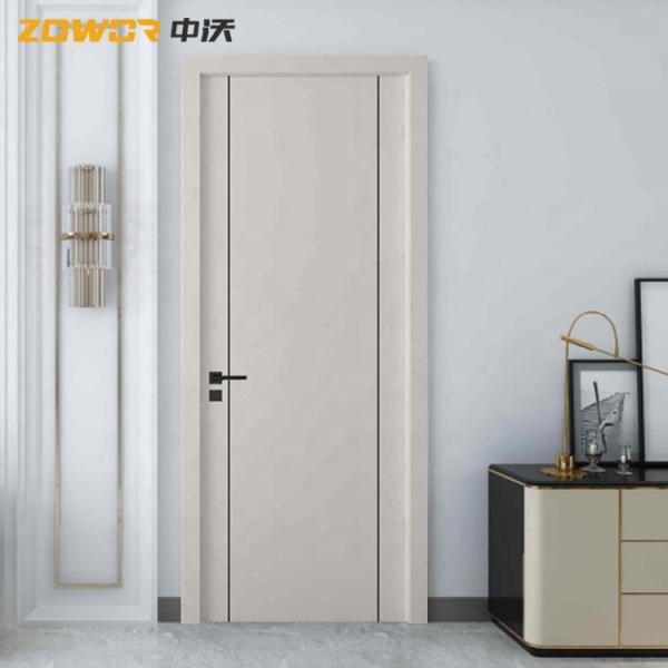 Resplendor 36 do PVC do MDF x porta de madeira lisa da folha de 96 50mm