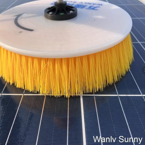 Escovinha Elétrica de Spin de Cabeça Única A Solução Última para a Limpeza de Painéis Fotovoltaicos