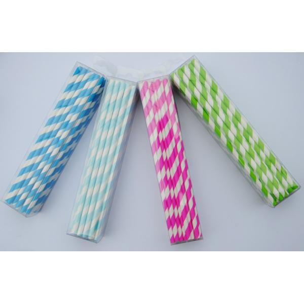 Kraft Paper Bar Accessories Type Drinking Straws Biodegradable Paper Straws with Box