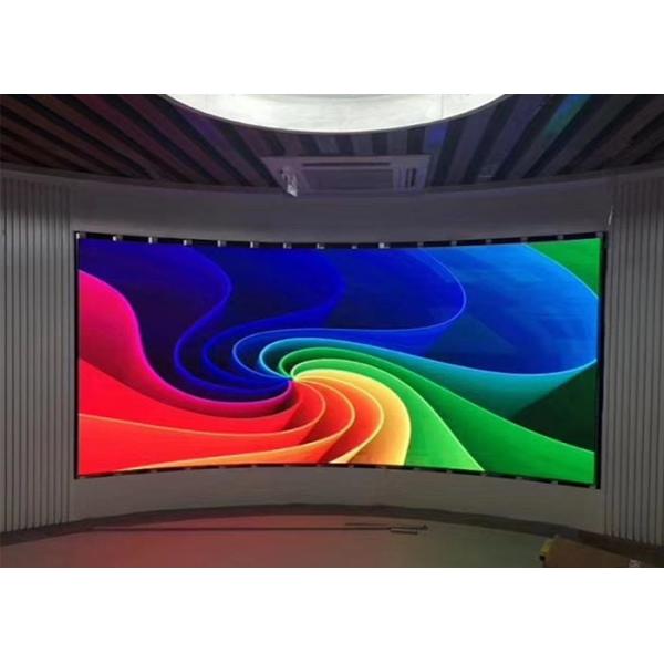 Curved Programmable Flexible LED Displays Screen 3840Hz High Gray