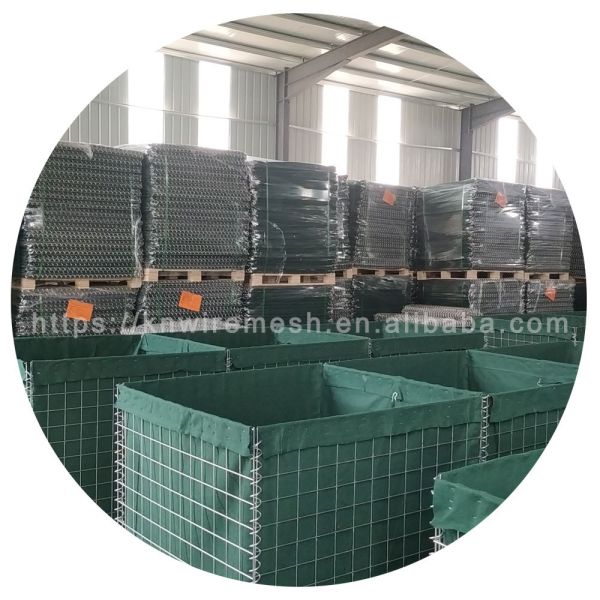5mm Welded Galvanized Galfan Wire Hesco Bastion Defensive Barriers Blast Wall Hesco Barrier Price