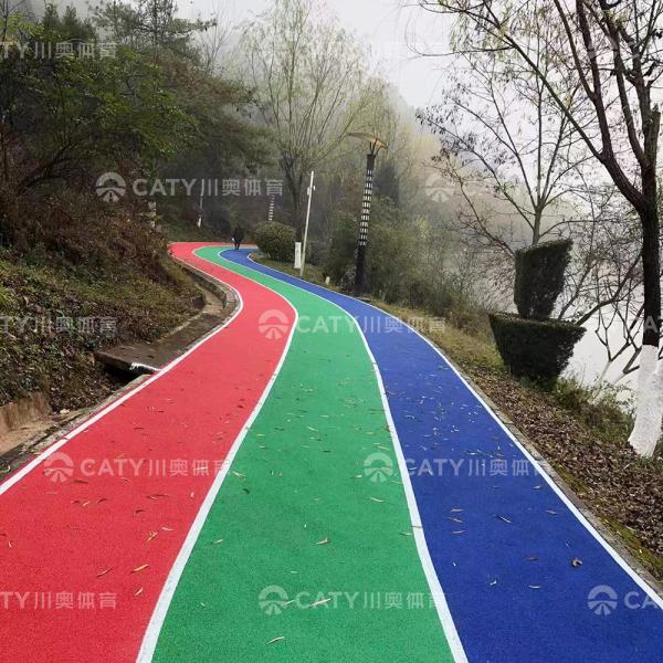 Eco Friendly EPDM Rubber Granules for City Greenway Outdoor Fitness Trail Urban Park