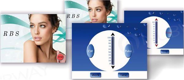 Totally painless 30Mhz painfree RBS laser spider veins laser removal machine