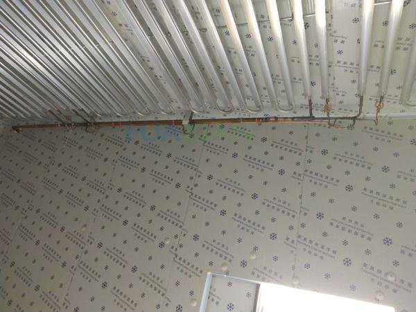 -35°C Cold Storage Room Direct Cooling Aluminum Row Blast Freezing Room For Meat Fish