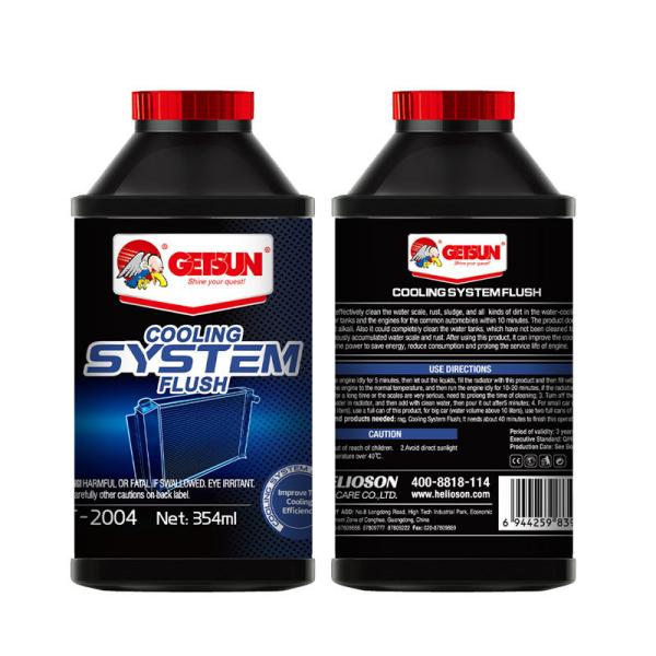 Engine Coolant Flush Additive for Car Radiator Rust Removal