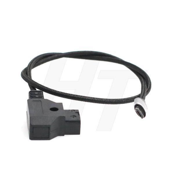 Compatible Tilta Nucleus M Power Cable P-TAP D-tap to Micro USB 14.8V 50cm