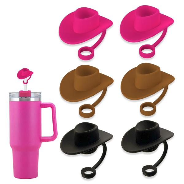 Silicone Flower Straw Toppers Reusable Covers And Caps For 9-10mm Straws Fits Stanley 30 & 40oz Stambler Stanley Cap Lid