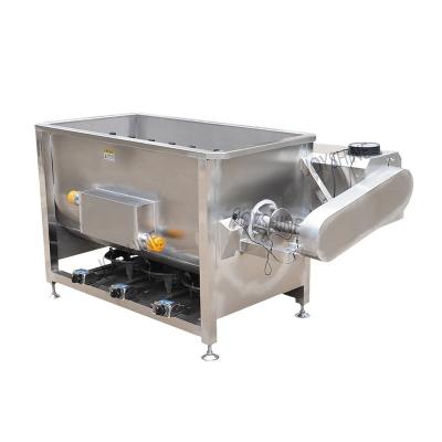 Máquina de escaldar cabelos horizontal para equipamento de processamento de aves de capoeira de alta produtividade