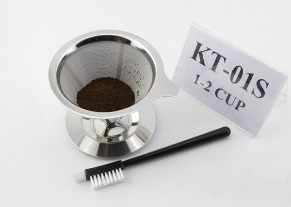Unique Cone Dripper Coffee Maker Gift Set 8.5cm Height With Etching / Laser Logo