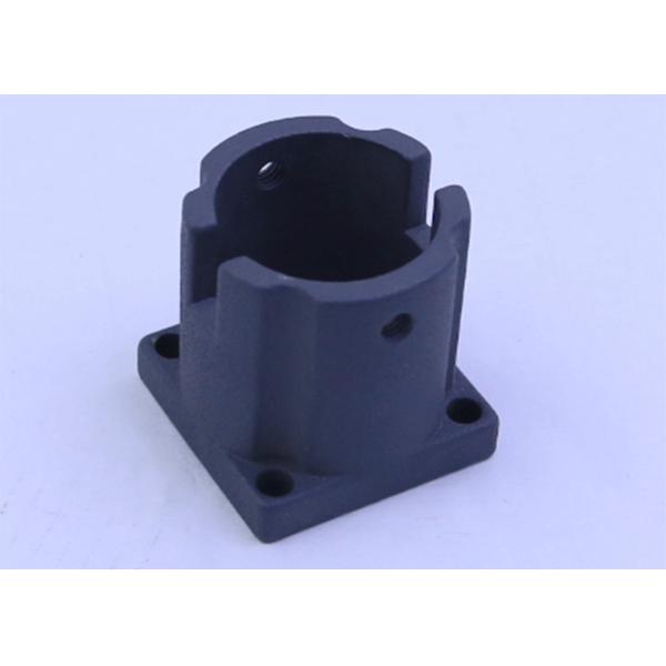70*80 Lost Wax Casting Flange Location Connector Black Color 80 Length