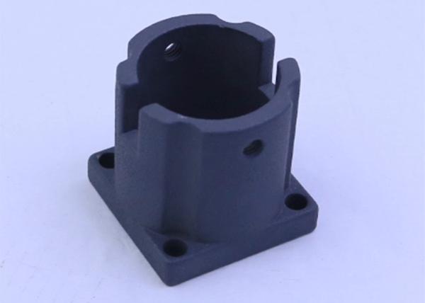 70*80 Lost Wax Casting Flange Location Connector Black Color 80 Length