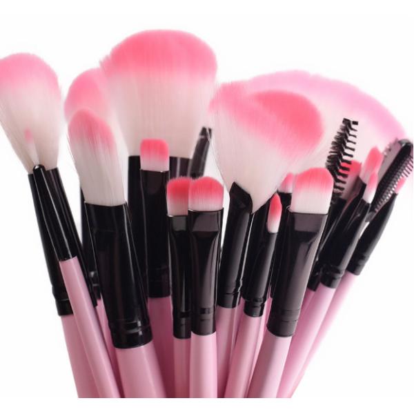 Flat Makeup Liquid Foundation Brush Set , Synthetic Contour Blending Brush