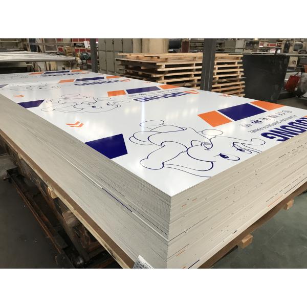 Large Production Capacity A2 B1 Fireproof ACP 4mm, PVDF Coating, Weather-Resistant for Mall Facade
