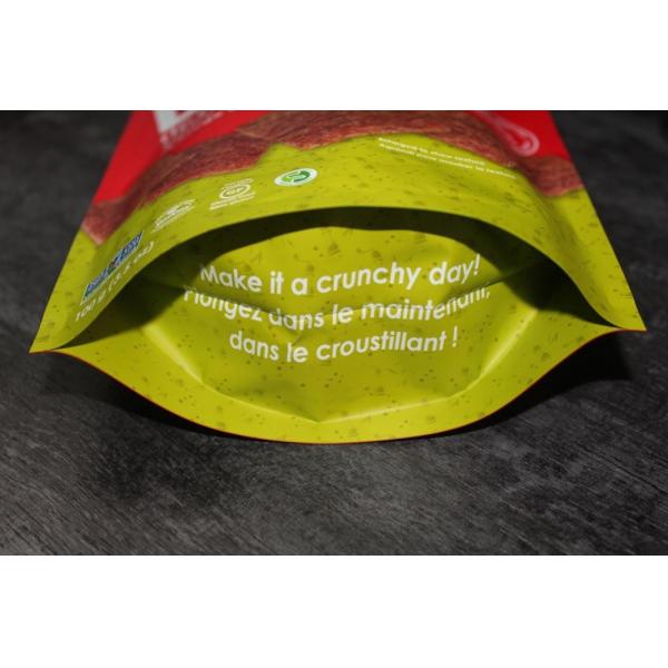 Custom Print Food Grade Stand Up Packaging Bag With k For Snack
