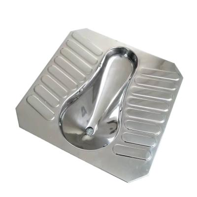 Bandeja de aço inoxidável escovada lustrosa SS304 650*530mm Squatting do vácuo