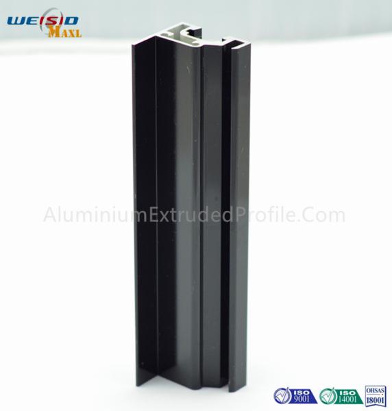 Windows Black Color Electrophoresis Aluminium Extruded Profile Doors Frame