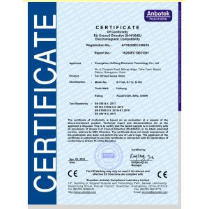 Guangzhou Huikang ( Fitkang ) Electronic Technology Co., Ltd Certifications