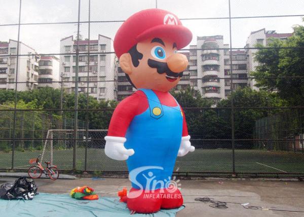 5m High Advertising Big Inflatable Super Mario For Promotion Activities From Guangzhou Inflatables
