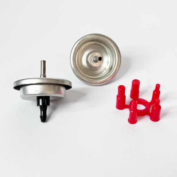 Valve de remplissage universelle de gaz de butane plus léger avec boîtier inversé Buna joints internes