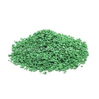 Tipo resistente UV pelotas de borracha da migalha dos grânulo artificiais verdes da grama