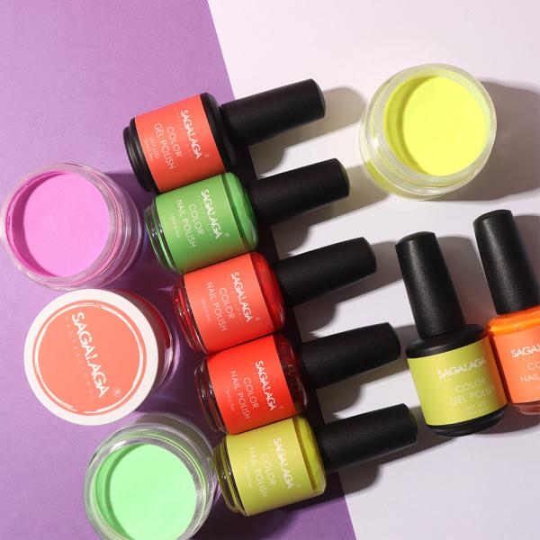 3 in 1 Custom Uv Soak off Gel Nail Dip Polish and Bulk Dipping Nail Powder Kit Nail Gel Set