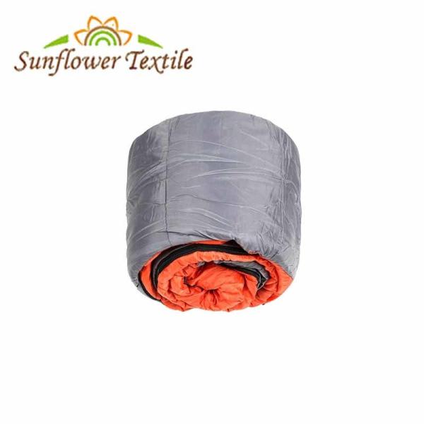 Cama dobrável alaranjada do sono tela do Pongee de pano da grade de 210 T exterior