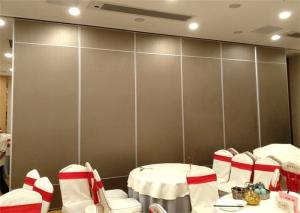 Restaurant Soundproof Sliding Folding Wall Partition Fully Retractable