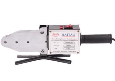 HT63-A4 220V 700W a 1500W Máquina de soldar tubos de HDPE PE PP com controle de temperatura