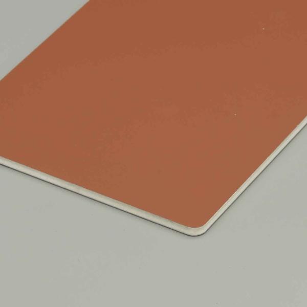 Brown Fireproof ACP Grade Aluminum Panel 3-7mm Acp Brushed Aluminum Composite Panel