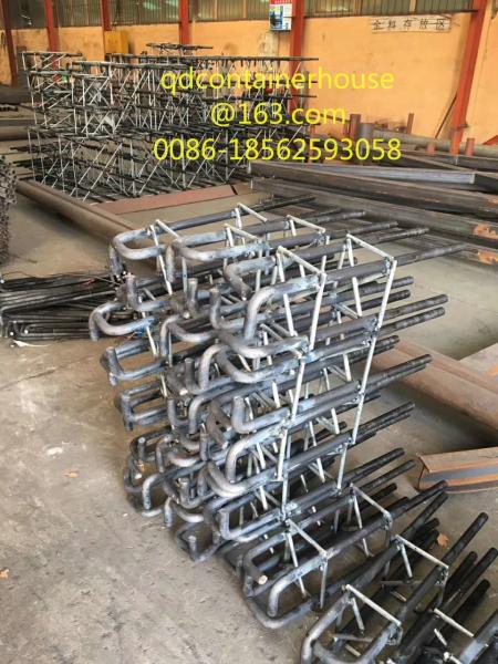 Hot Dip Galvanized Fireproof Steel Warehouse Construction With 2 Level Long Lifespan