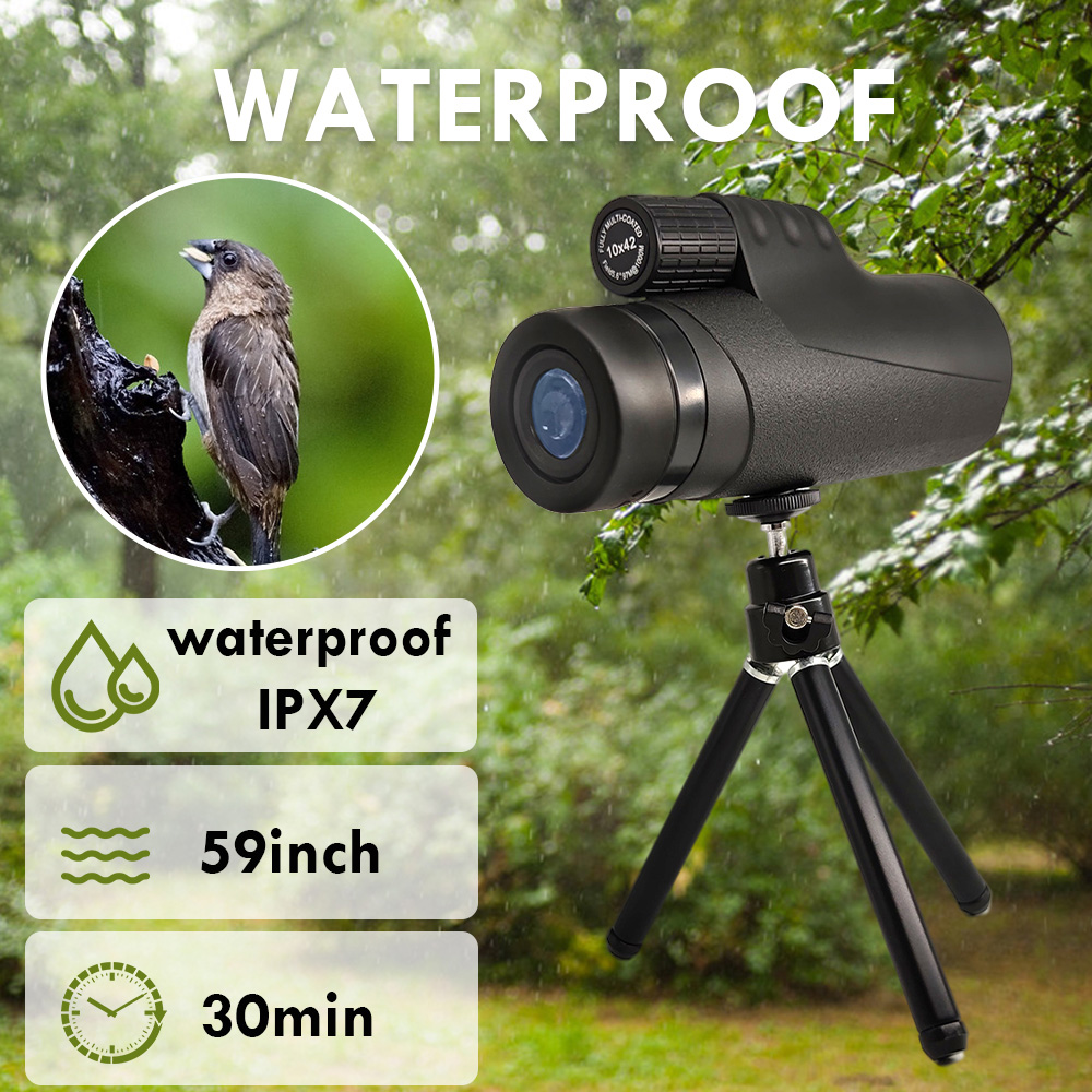 Оптически стеклянный сигнал Monocular 12x50 телеобъектива со сферически объективом