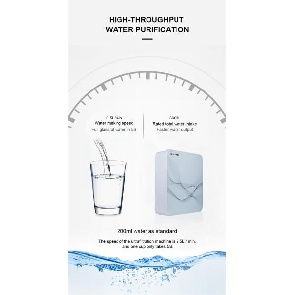 Home Use Under Sink 5 Stage Uf Water Purifier for Home