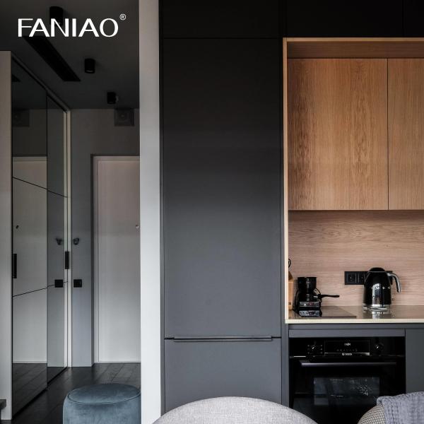 Кухонный столик с шкафом Мини-отель Апартамент Кухня Модульные меламинные кухонные шкафы