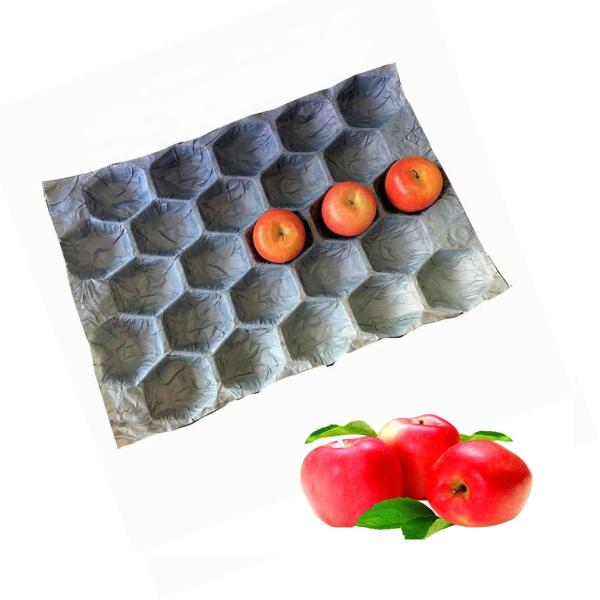 Mold Fruit Paper Tray Colorful Apple  Kraft Fruit Tray Liners Supplier