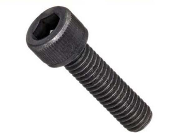 Black Zinc Plated Galvanized Carbon Steel Full Threaded Hexagon Socket Cap Head Screw With Knurled DIN912