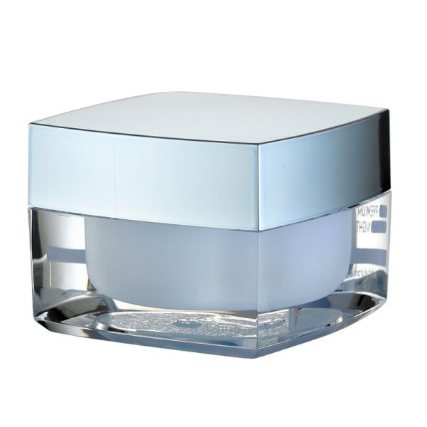 JL-JR807 Acrylic PMMA Square Cream Jar 15g 30g 50g Food Grade Safety