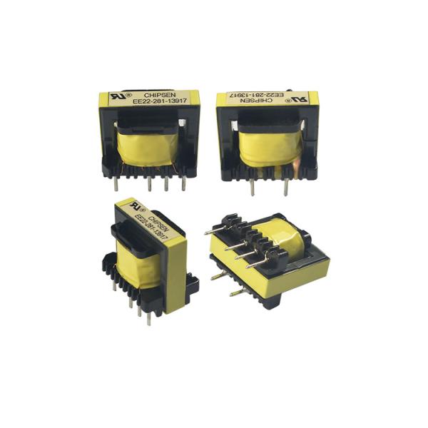 6 Pin High-Frequency Inductance Transformer EE22 Series Customized Transformer  220v to 24v