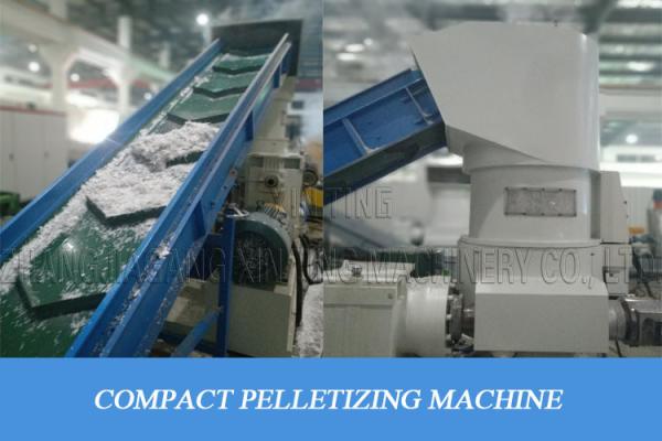 pe pp compacting agglomerating for plastic PP PE HDPE LDPE,Plastic recycling machine