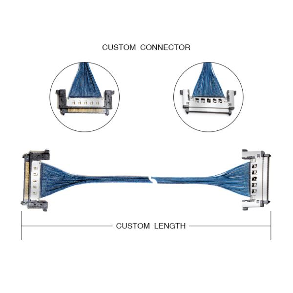 JAE FI-RE41HL LVDS Coaxial Cable , 0.5mm Pitch Micro Coaxial Cable Assembly