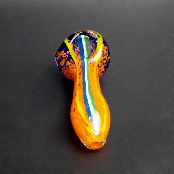 Hand Made Glass Spoon Pipes , 3.5