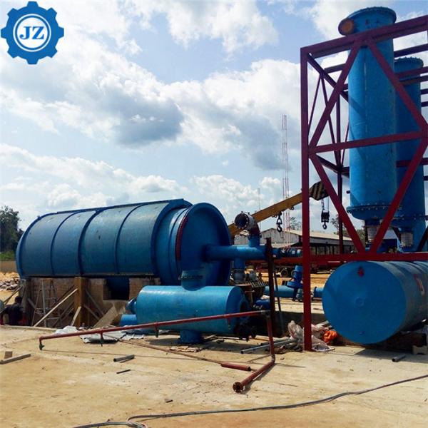 10ton 10T usados cansan el reciclaje del neumático de la basura de la máquina a la planta de gasolina y aceite de la pirolisis