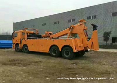 SHACMAN F3000 8x4 Heavy Duty Tow Truck Wrecker 31 Ton For Road Recovery