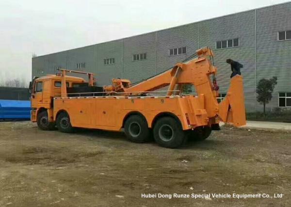 SHACMAN F3000 8x4 Heavy Duty Tow Truck Wrecker 31 Ton For Road Recovery